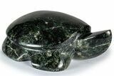 Chatoyant, Polished Chrysotile Serpentine Turtle - Australia #309072-1